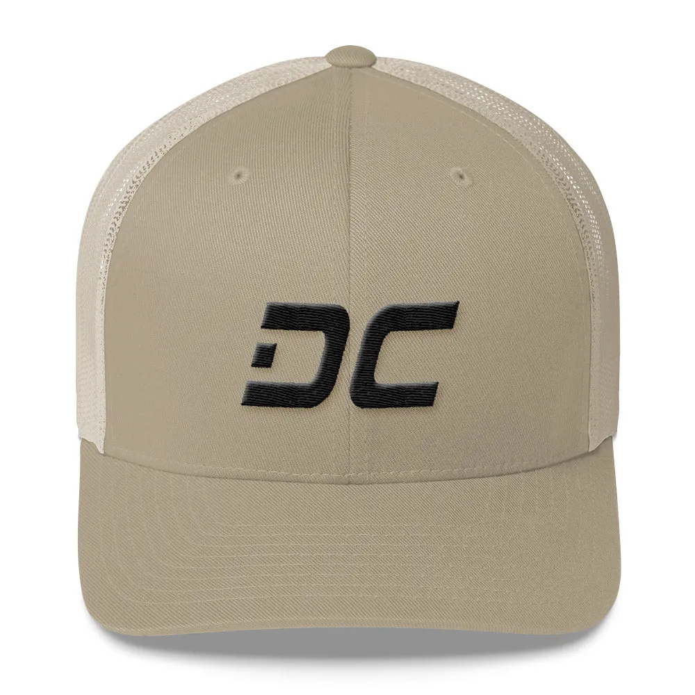 Washington DC Trucker Cap - Black Embroidery - DC - Color Options