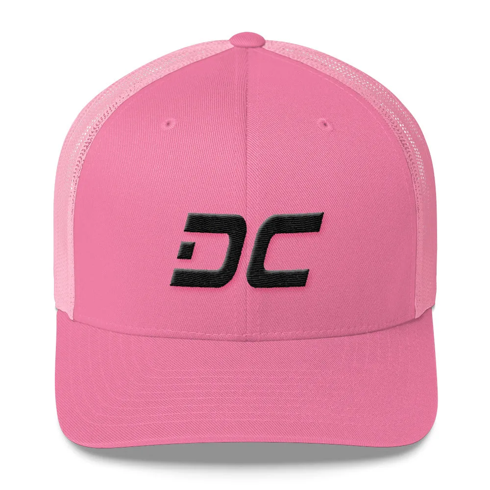 Washington DC Trucker Cap - Black Embroidery - DC - Color Options