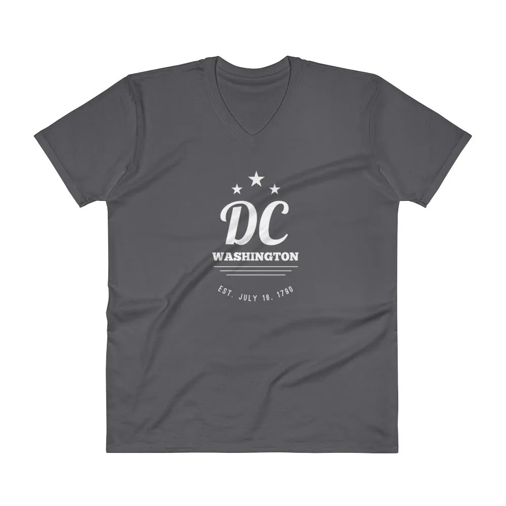 Washington DC V-Neck T-Shirt Est.