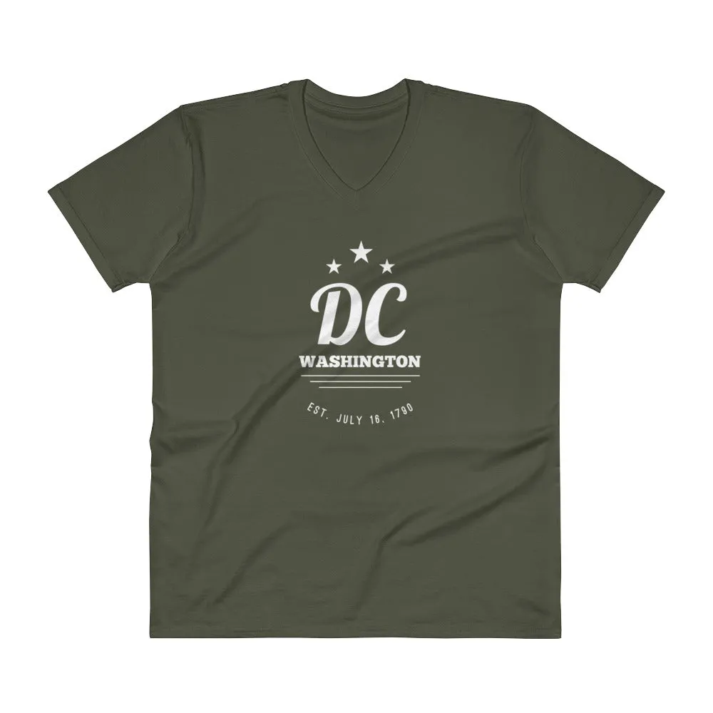 Washington DC V-Neck T-Shirt Est.