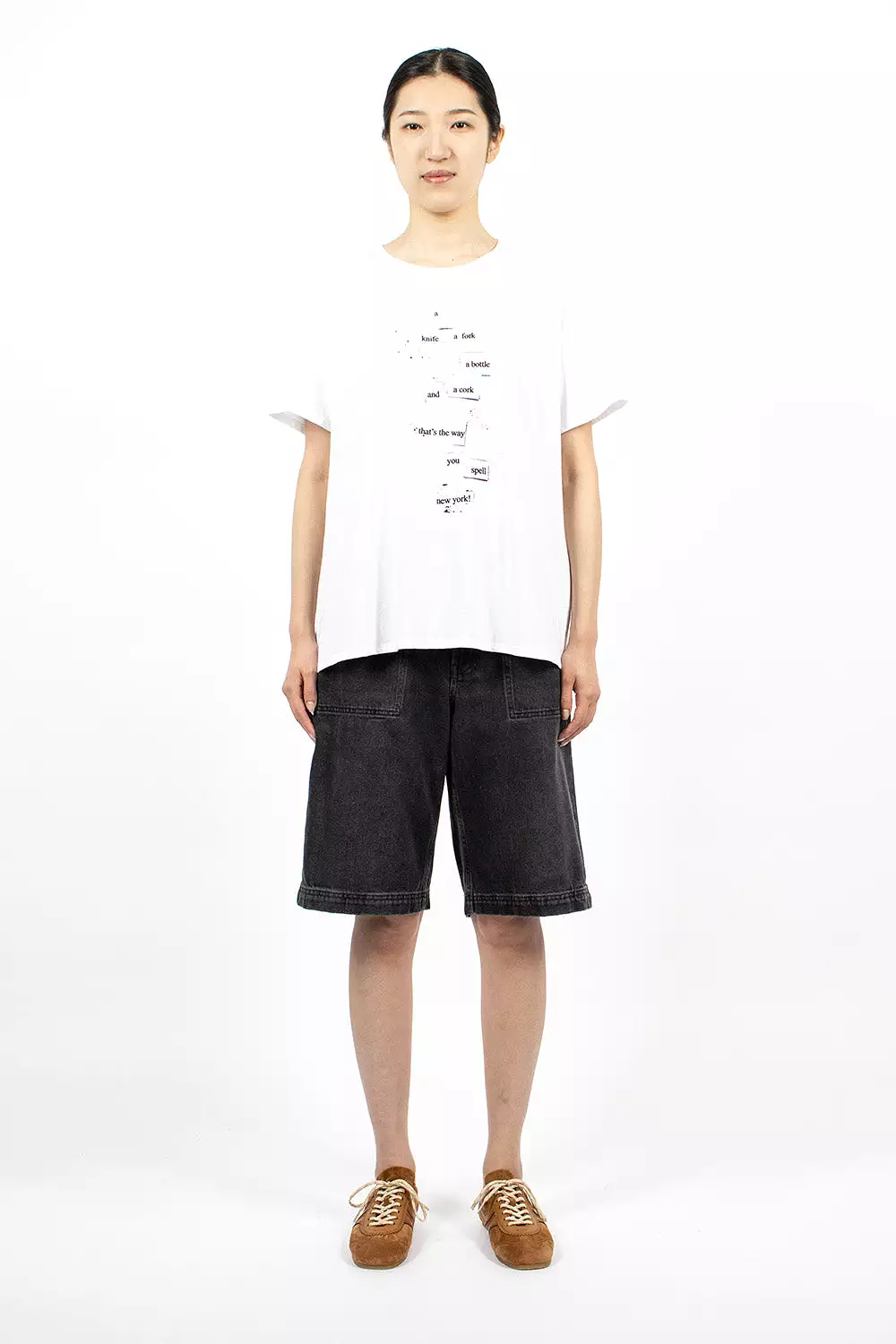 White Knife Fork Man Tee