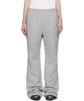 War Gray Thread Plate Sweatpants by Who Decides