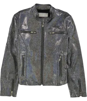 Women's Holographic Leather Jacket by Mighty Company