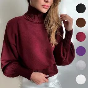 Women's Long Sleeve Sweaters & Cardigans - British Style Solid Color