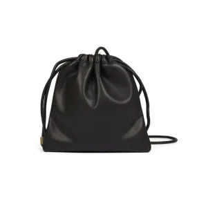 women's mini black crossbody bag by Loupes