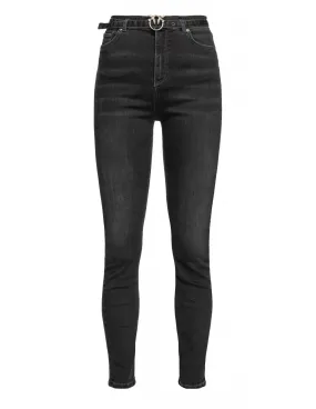 Women's Pinko jeans 1J10YUY78P Susan black AI22.