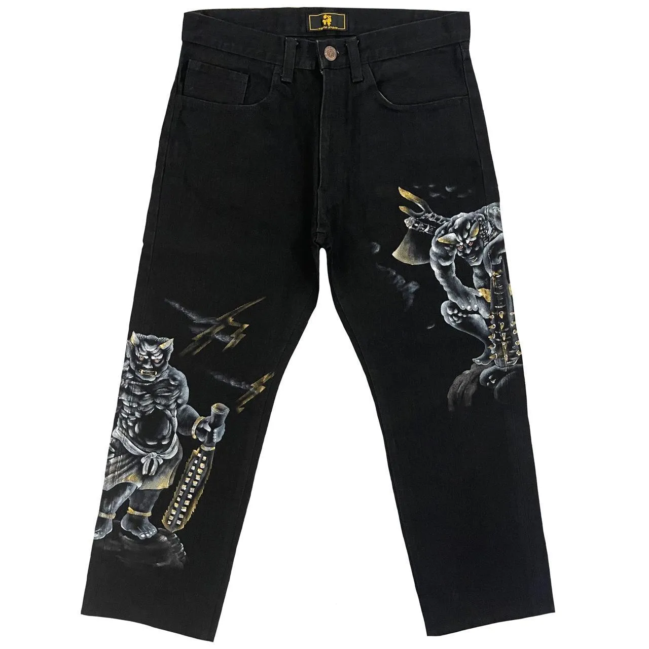 Zen Airbrushed Denim Jeans