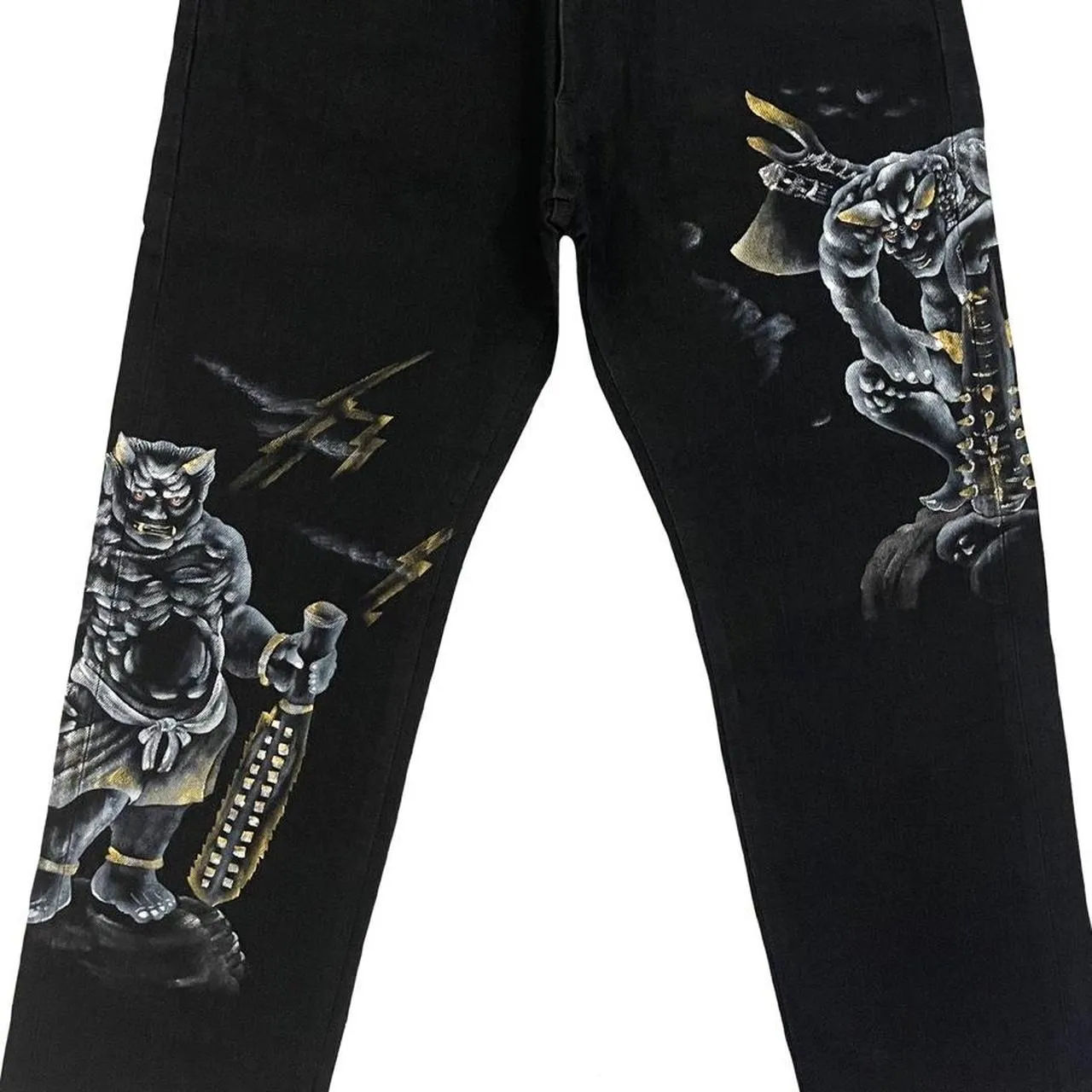 Zen Airbrushed Denim Jeans